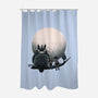 Neighbor's Moon-None-Polyester-Shower Curtain-rmatix