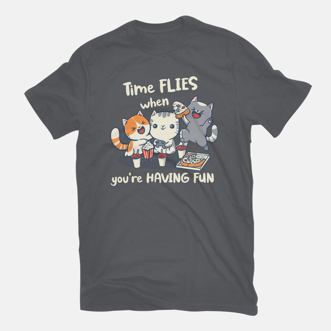 Time Flies-Unisex-Basic-Tee-Freecheese