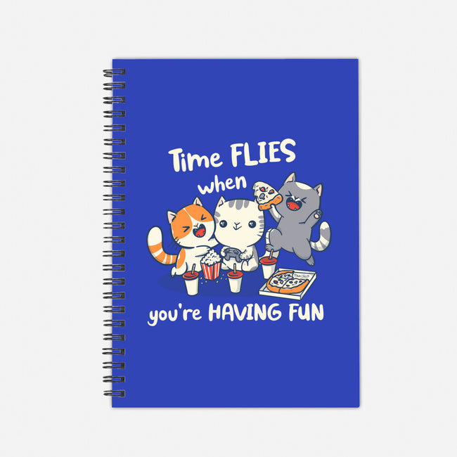 Time Flies-None-Dot Grid-Notebook-Freecheese