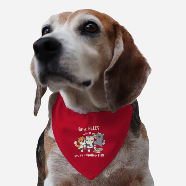 Time Flies-Dog-Adjustable-Pet Collar-Freecheese