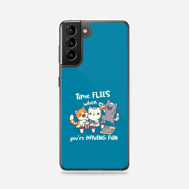 Time Flies-Samsung-Snap-Phone Case-Freecheese