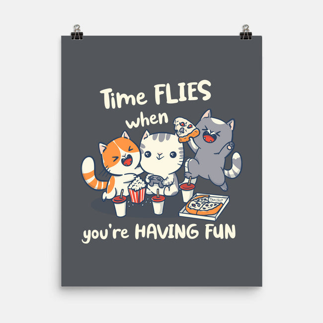 Time Flies-None-Matte-Poster-Freecheese