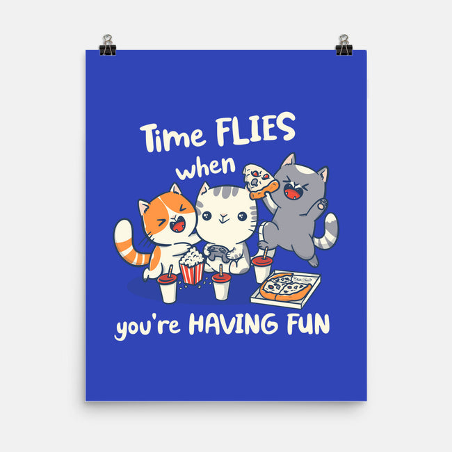 Time Flies-None-Matte-Poster-Freecheese