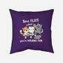 Time Flies-None-Non-Removable Cover w Insert-Throw Pillow-Freecheese