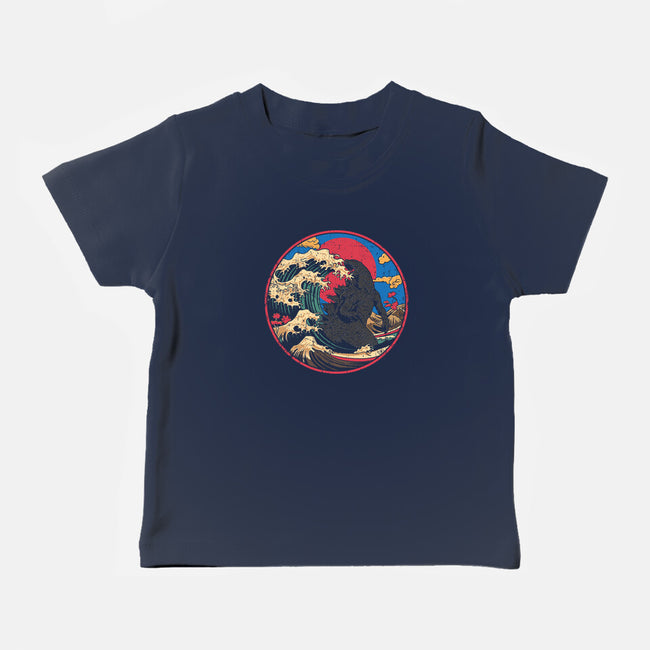 God Of Kanagawa Wave-Baby-Basic-Tee-turborat14