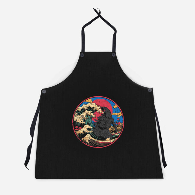 God Of Kanagawa Wave-Unisex-Kitchen-Apron-turborat14