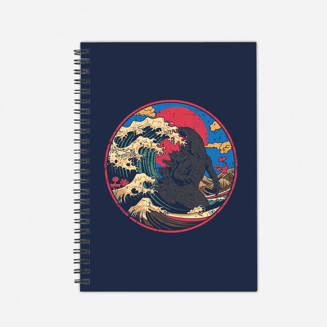 God Of Kanagawa Wave-None-Dot Grid-Notebook-turborat14