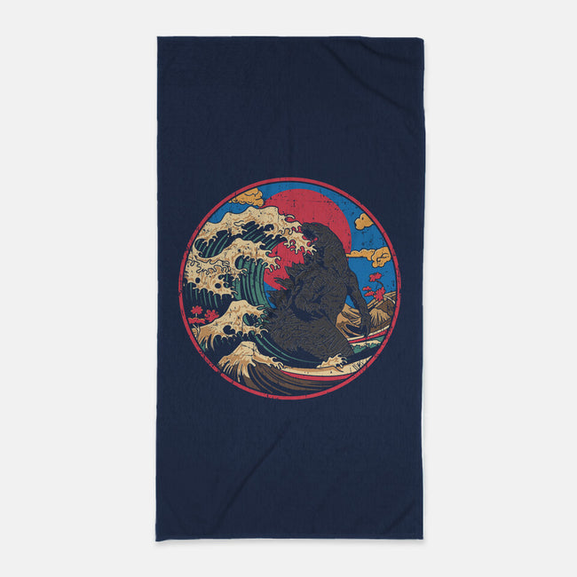 God Of Kanagawa Wave-None-Beach-Towel-turborat14