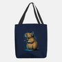 Capy-Gamer-None-Basic Tote-Bag-GoshWow