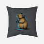 Capy-Gamer-None-Removable Cover-Throw Pillow-GoshWow