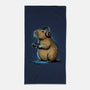 Capy-Gamer-None-Beach-Towel-GoshWow