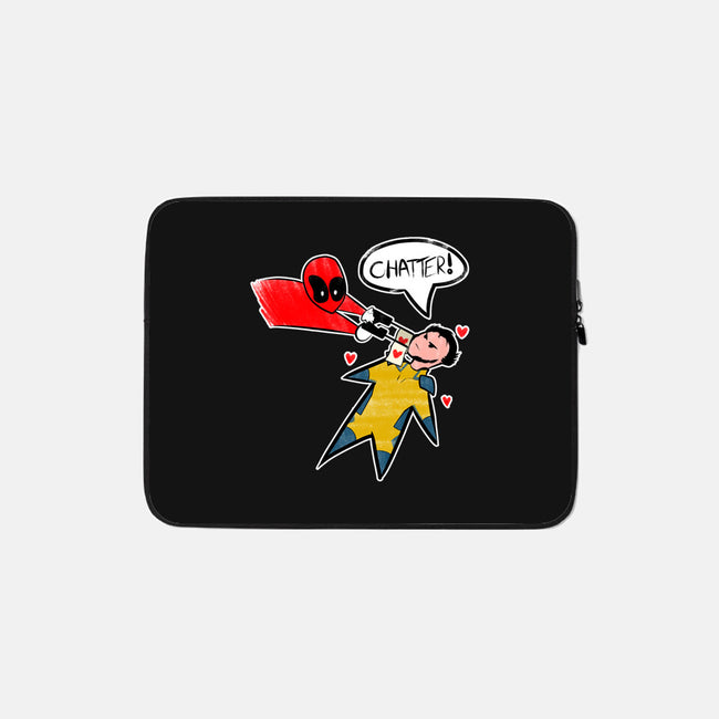 The Chatty Mercenary-None-Zippered-Laptop Sleeve-AqueleJutsu