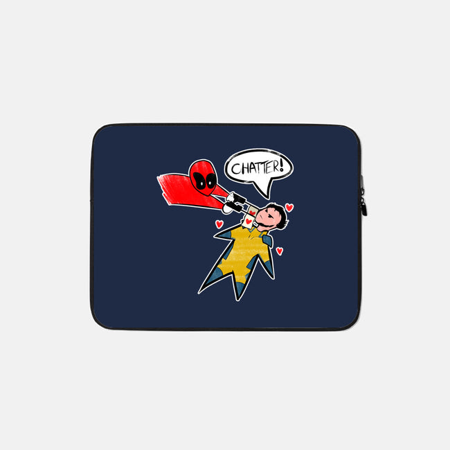 The Chatty Mercenary-None-Zippered-Laptop Sleeve-AqueleJutsu