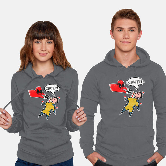 The Chatty Mercenary-Unisex-Pullover-Sweatshirt-AqueleJutsu