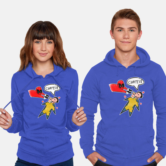 The Chatty Mercenary-Unisex-Pullover-Sweatshirt-AqueleJutsu