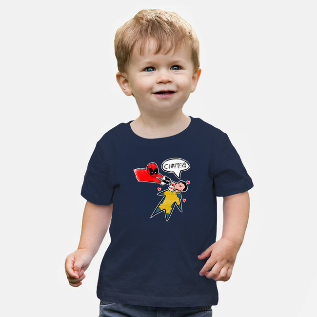 The Chatty Mercenary-Baby-Basic-Tee-AqueleJutsu