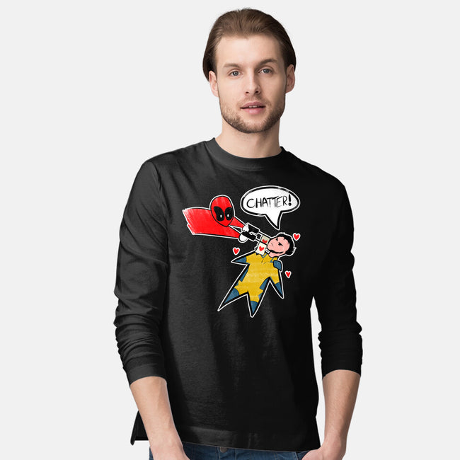 The Chatty Mercenary-Mens-Long Sleeved-Tee-AqueleJutsu