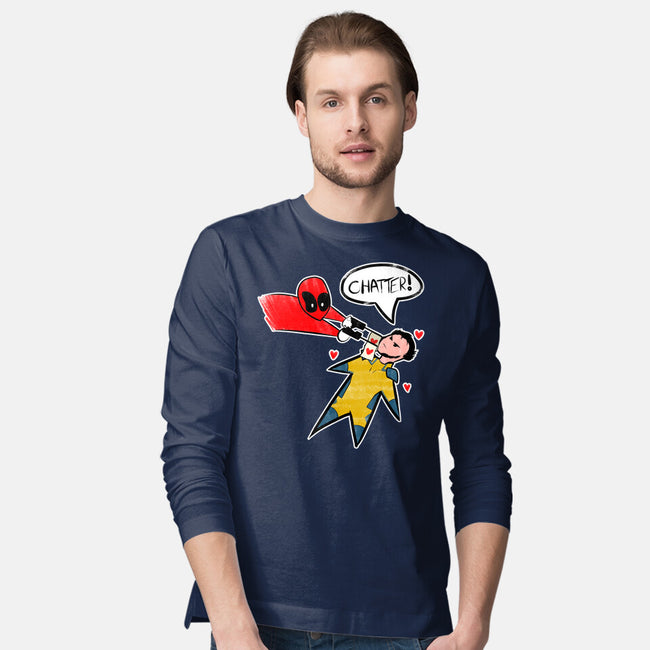 The Chatty Mercenary-Mens-Long Sleeved-Tee-AqueleJutsu