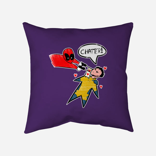 The Chatty Mercenary-None-Non-Removable Cover w Insert-Throw Pillow-AqueleJutsu