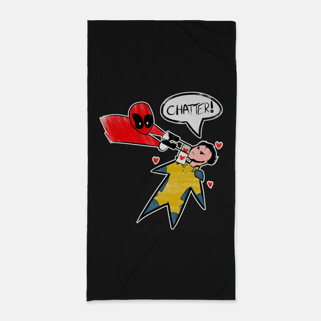 The Chatty Mercenary-None-Beach-Towel-AqueleJutsu