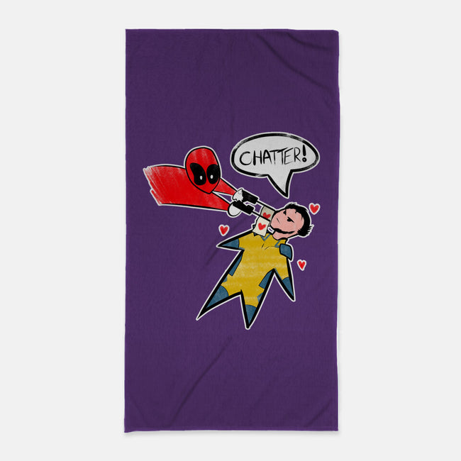 The Chatty Mercenary-None-Beach-Towel-AqueleJutsu