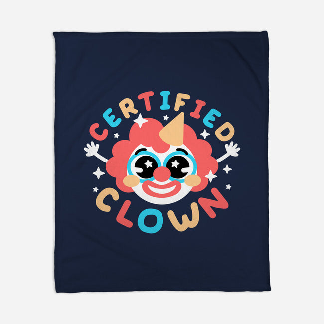 Certified Clown-None-Fleece-Blanket-NemiMakeit