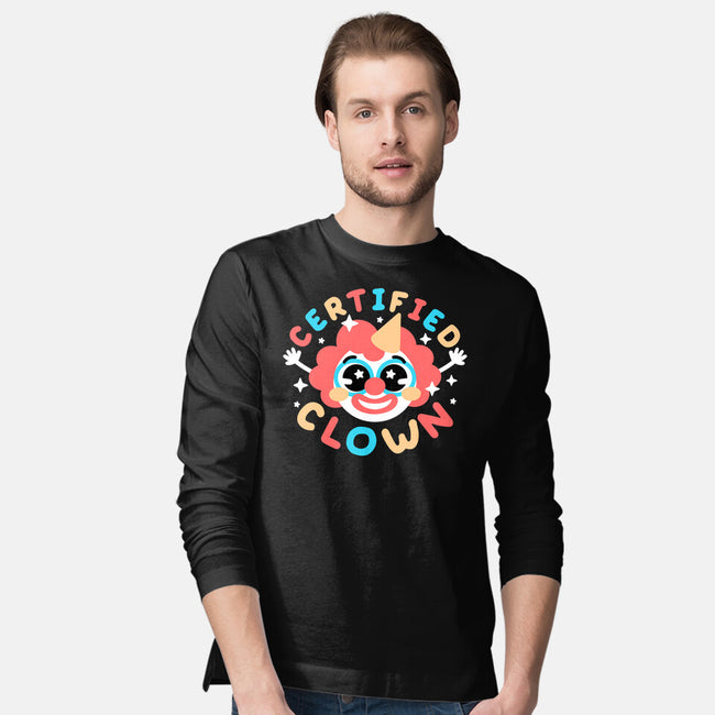 Certified Clown-Mens-Long Sleeved-Tee-NemiMakeit