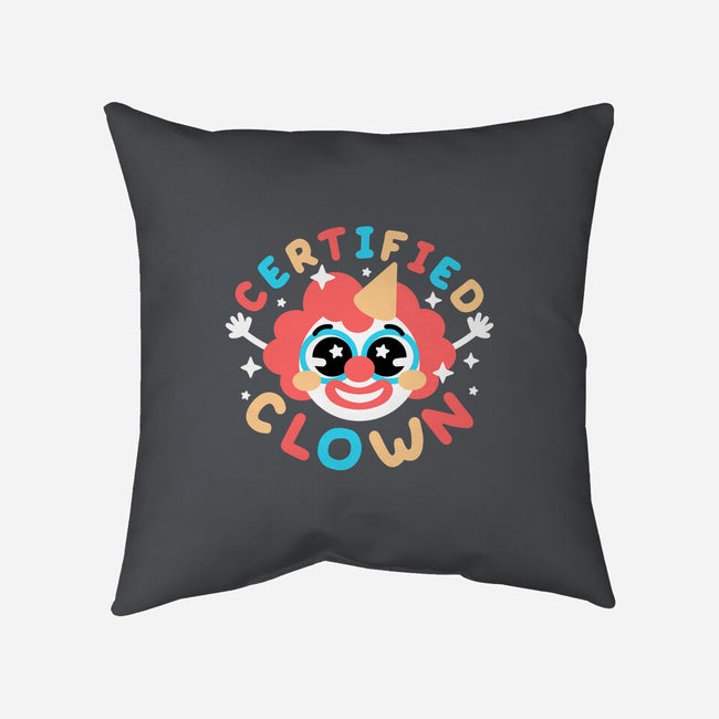 Certified Clown-None-Non-Removable Cover w Insert-Throw Pillow-NemiMakeit