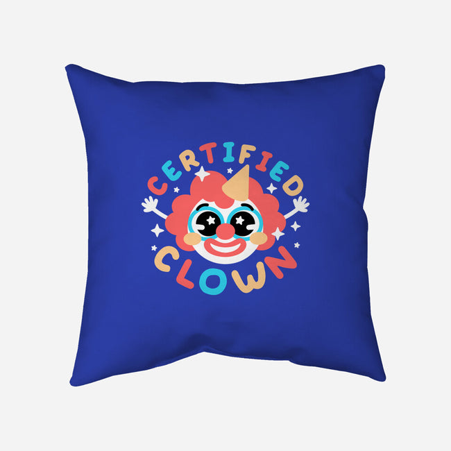 Certified Clown-None-Non-Removable Cover w Insert-Throw Pillow-NemiMakeit