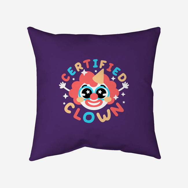 Certified Clown-None-Removable Cover w Insert-Throw Pillow-NemiMakeit