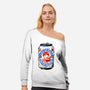Japanese Beer-Womens-Off Shoulder-Sweatshirt-Hafaell