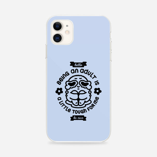 Being An Adult-iPhone-Snap-Phone Case-demonigote