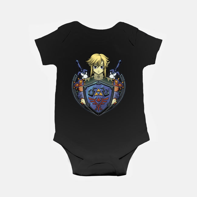 Hylian's Shield-Baby-Basic-Onesie-Astrobot Invention