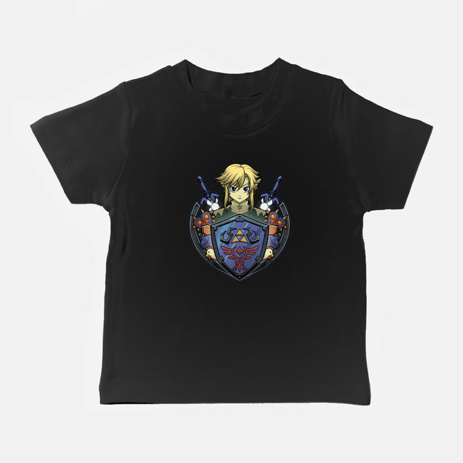 Hylian's Shield-Baby-Basic-Tee-Astrobot Invention