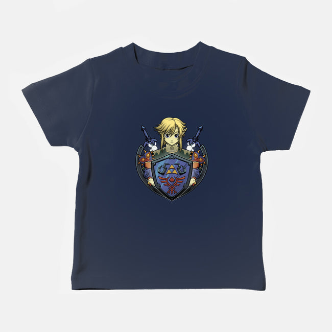 Hylian's Shield-Baby-Basic-Tee-Astrobot Invention