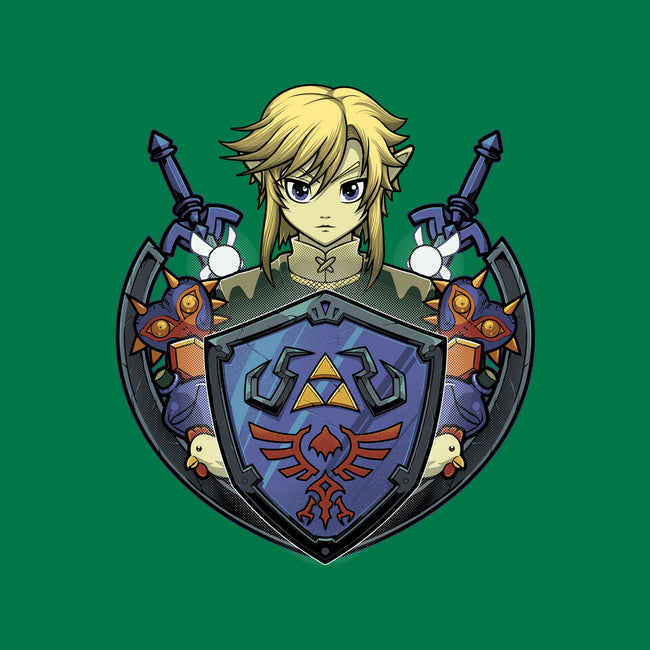 Hylian's Shield-Womens-Fitted-Tee-Astrobot Invention