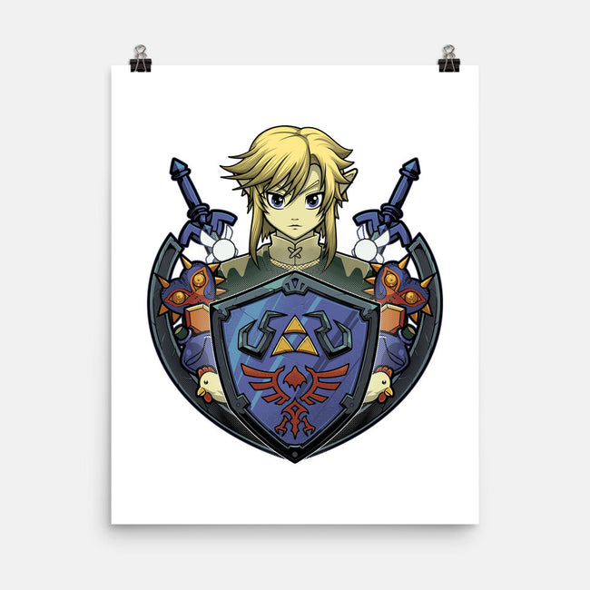 Hylian's Shield-None-Matte-Poster-Astrobot Invention