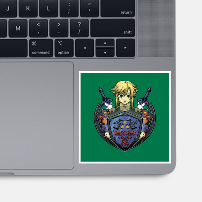 Hylian's Shield-None-Glossy-Sticker-Astrobot Invention