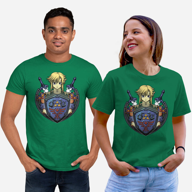 Hylian's Shield-Unisex-Basic-Tee-Astrobot Invention