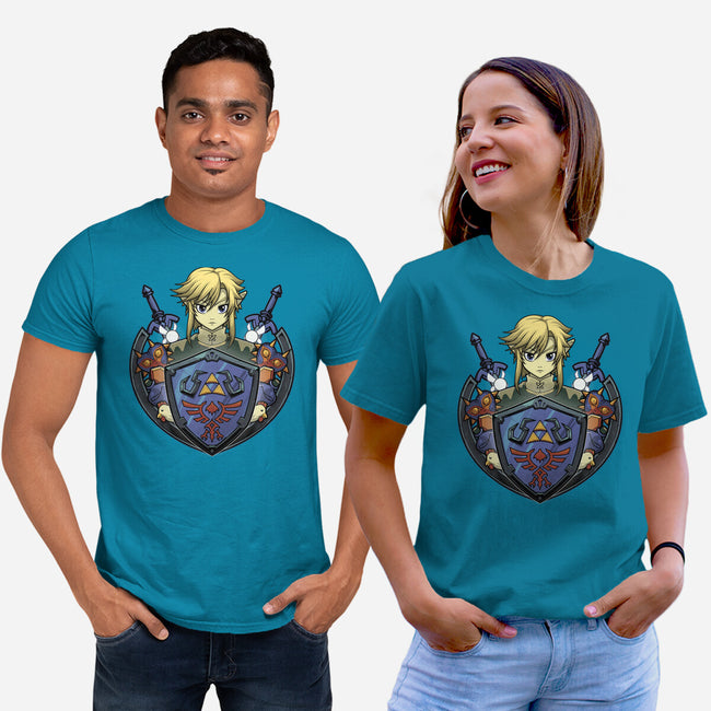 Hylian's Shield-Unisex-Basic-Tee-Astrobot Invention