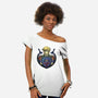 Hylian's Shield-Womens-Off Shoulder-Tee-Astrobot Invention