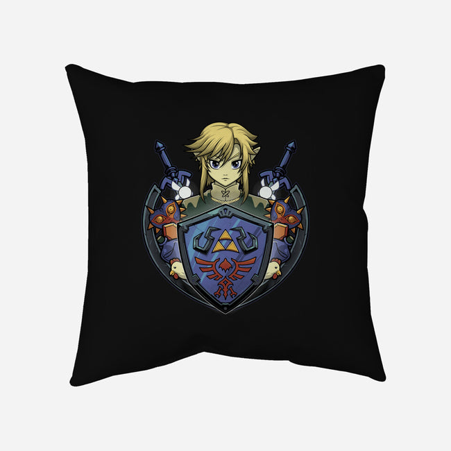 Hylian's Shield-None-Removable Cover-Throw Pillow-Astrobot Invention