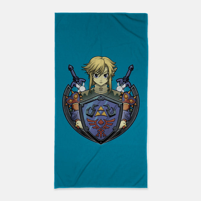 Hylian's Shield-None-Beach-Towel-Astrobot Invention