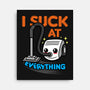 I Suck At Everything-None-Stretched-Canvas-Boggs Nicolas