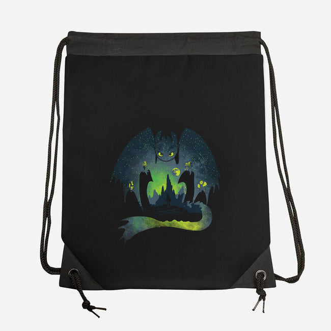 The Night Fury-None-Drawstring-Bag-dalethesk8er