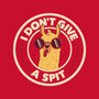 I Don't Give A Spit-Womens-Fitted-Tee-tobefonseca