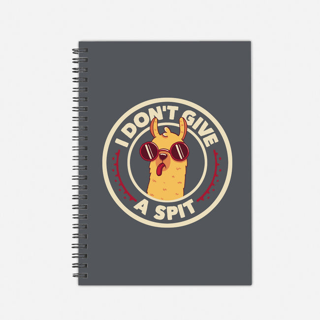 I Don't Give A Spit-None-Dot Grid-Notebook-tobefonseca