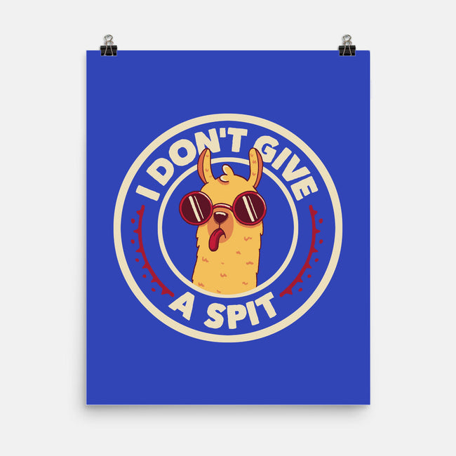 I Don't Give A Spit-None-Matte-Poster-tobefonseca