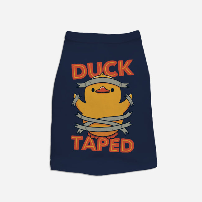 Duck Taped-Cat-Basic-Pet Tank-tobefonseca