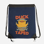 Duck Taped-None-Drawstring-Bag-tobefonseca